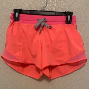 Pink/Orange Hotty Hot drawstring shorts